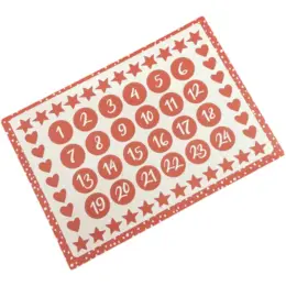 Advent Stickers Hearts & Stars Image
